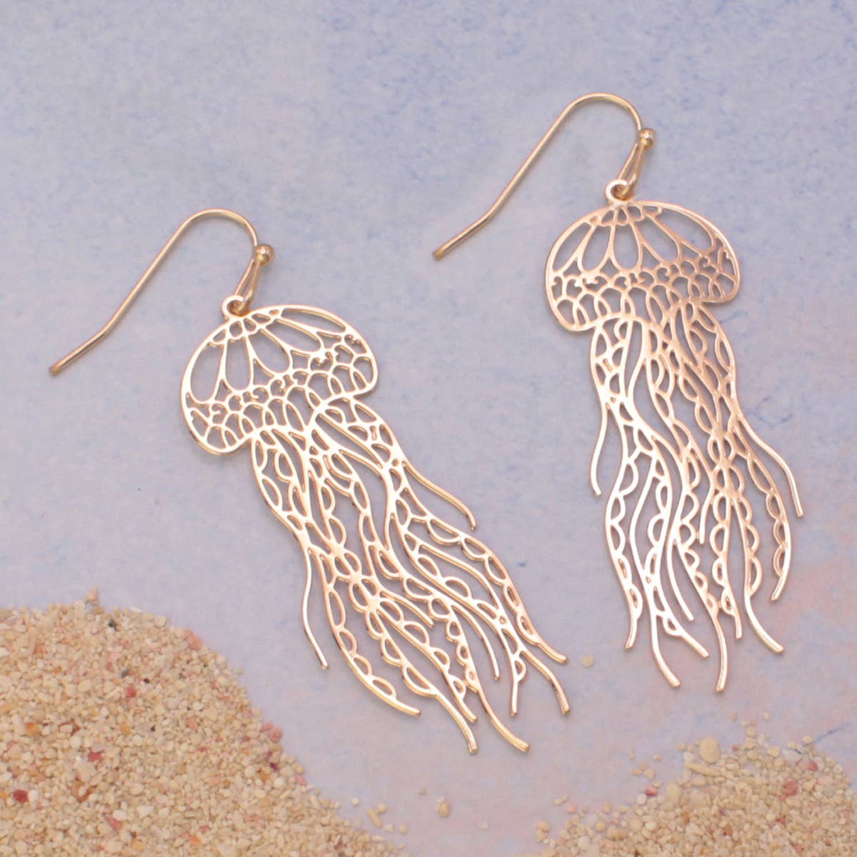 Ocean Wonders Filigree Jellyfish Earrings