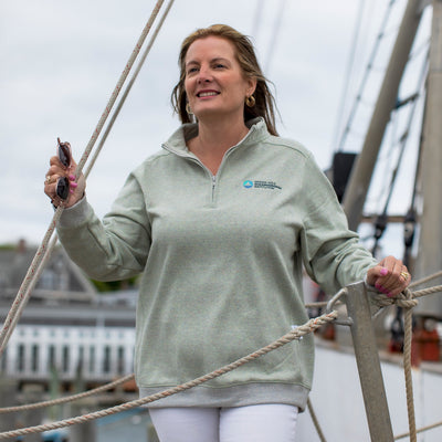Quarter Zip WHOI Sweatshirt