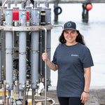 WHOI Logo T-Shirt-Charcoal