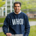 Distressed Logo Crewneck Sweatshirt