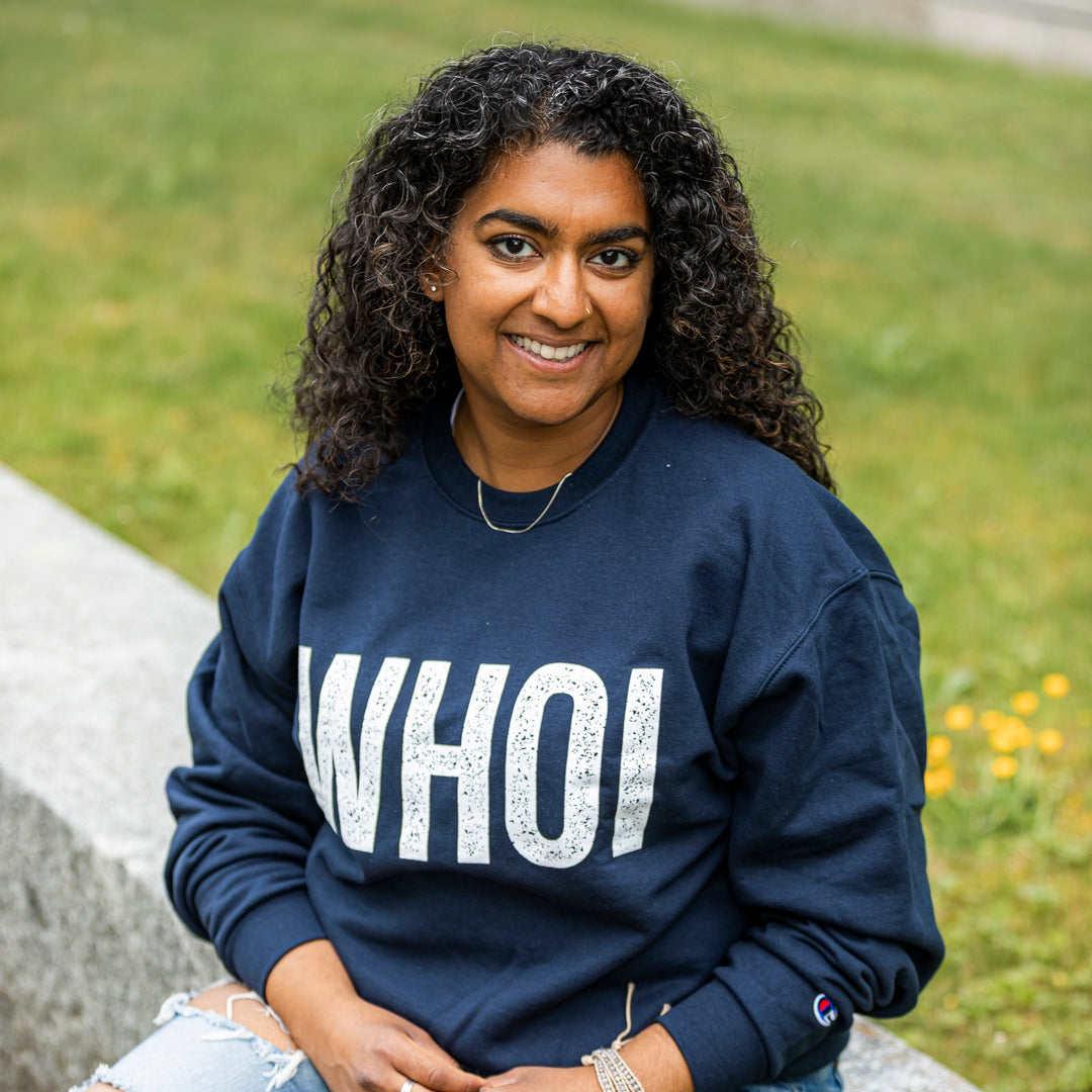 Distressed Logo Crewneck Sweatshirt