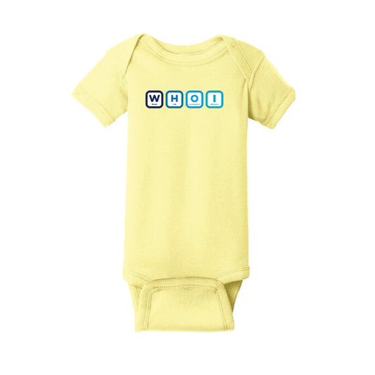 WHOI Block Letter Onesie