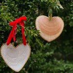 Sea Scallop Heart Ornament