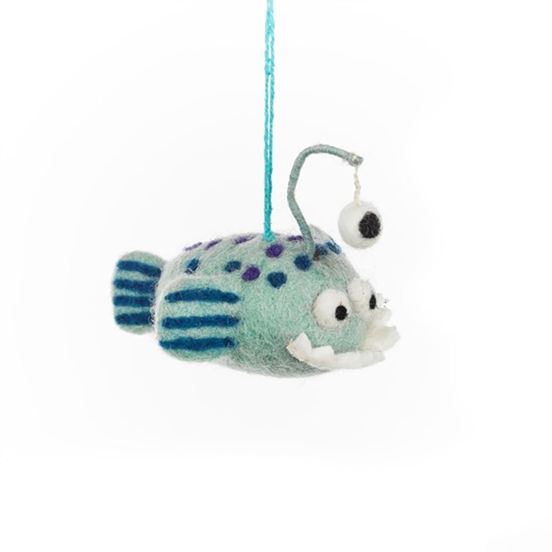 Fun Fish Ornament-Felted