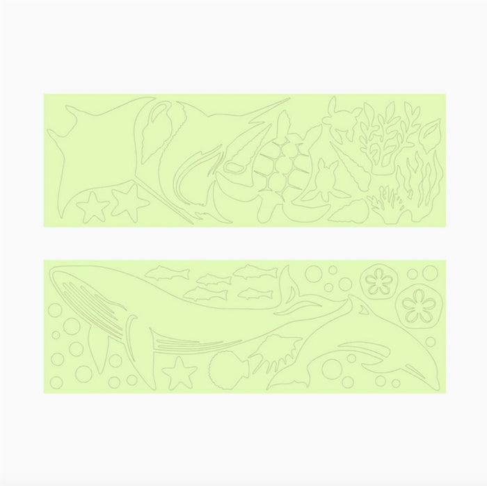 Glow-in-the-Dark Sea Animal Wall Stickers