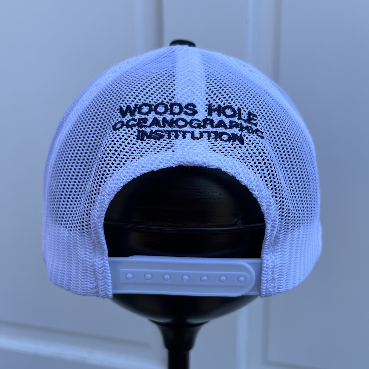 "WHOI" Icon Offset Mesh Hat