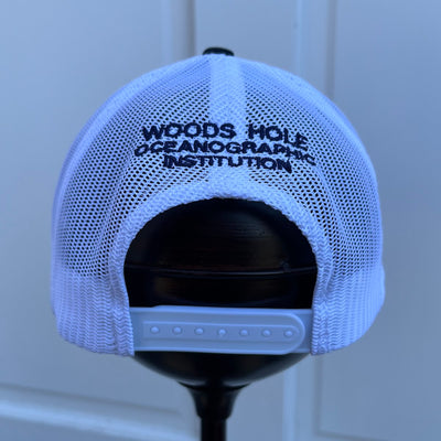"WHOI" Icon Offset Mesh Hat