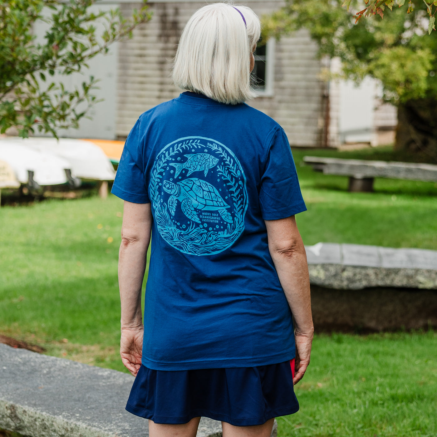 WHOI Sea Turtle Medallion T-Shirt