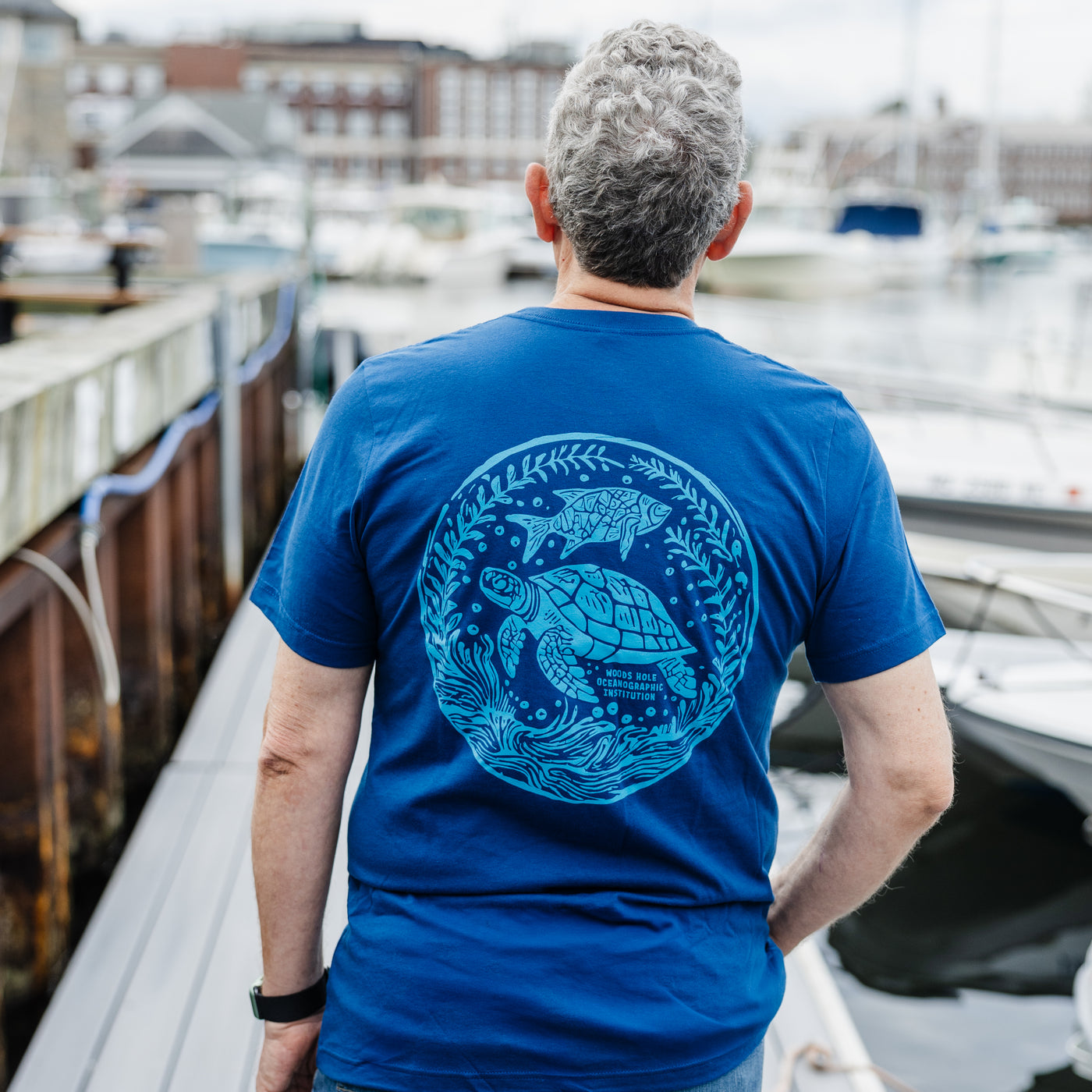 WHOI Sea Turtle Medallion T-Shirt