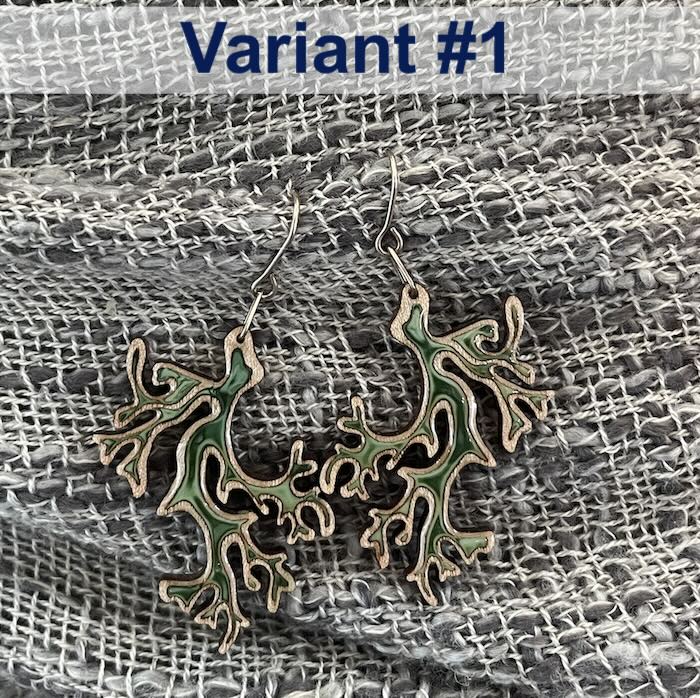 Kaligo Design Coral Earrings