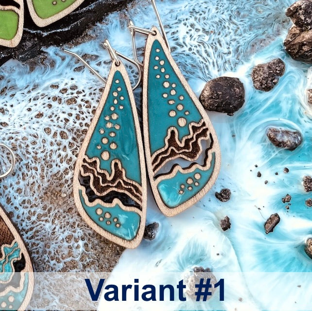 Kaligo Design Underwater Earrings