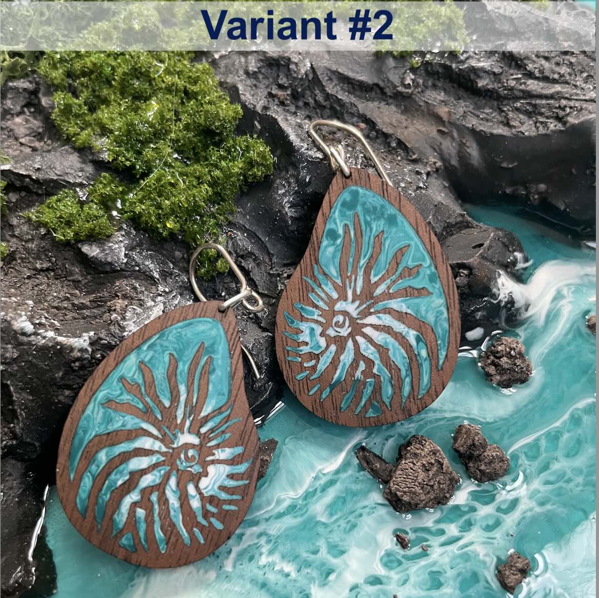 Kaligo Design Shell Earrings
