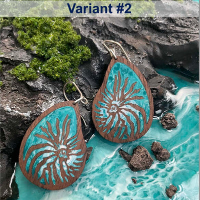 Kaligo Design Shell Earrings