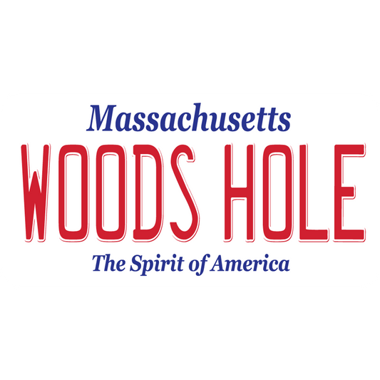 Woods Hole License Plate Sticker