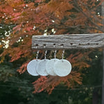 Raw Elemental Orb Earrings - Iridescent White