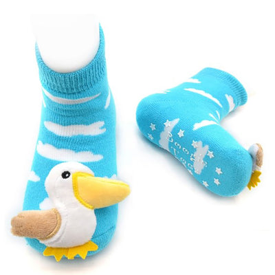 Baby Pelican Boogie Toes Rattle Socks