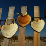 Sea Scallop Heart Ornament