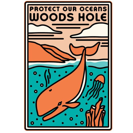 Protect Our Oceans Woods Hole Sticker