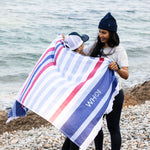 WHOI Logo Beach Towel
