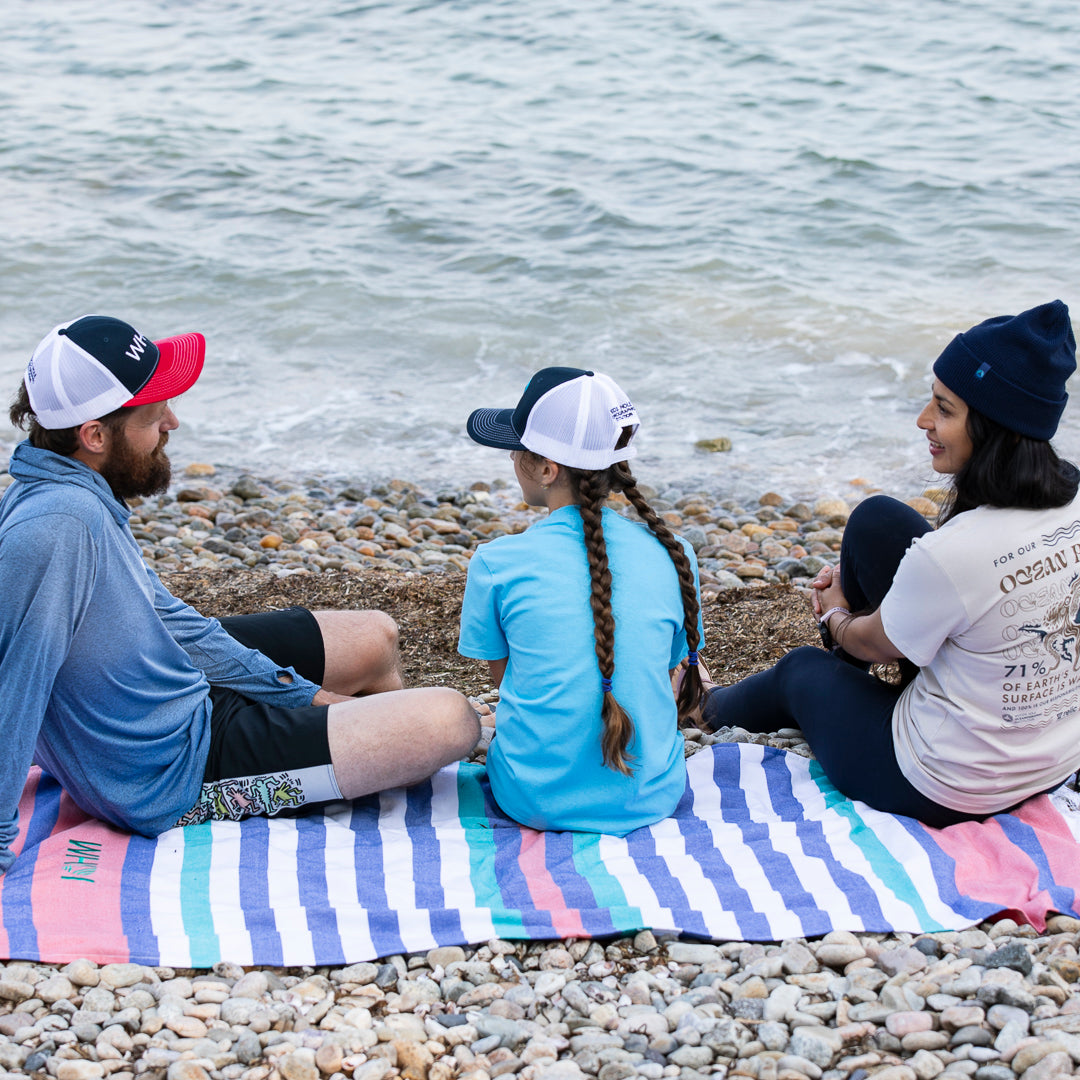 WHOI Logo Beach Towel