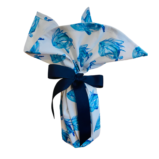 Sapphire Swimmer Tea Towel