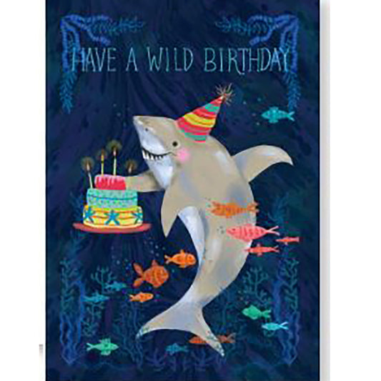 Shark Birthday Card