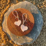Sea Scallop Heart Earrings