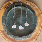 Sea Scallop Heart Necklace