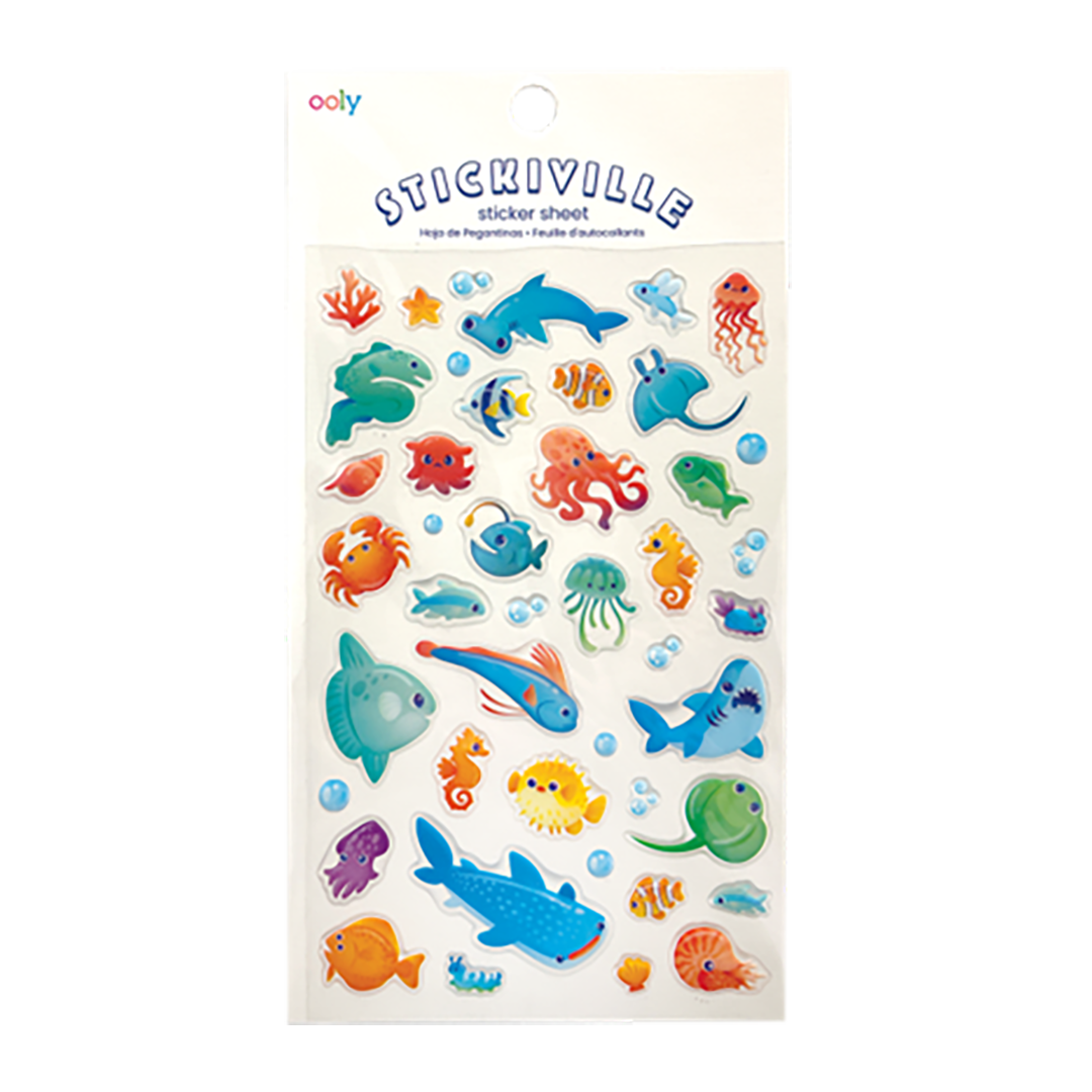 Stickiville Ocean Creature Stickers