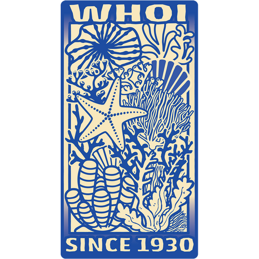 WHOI Since 1930 Sticker