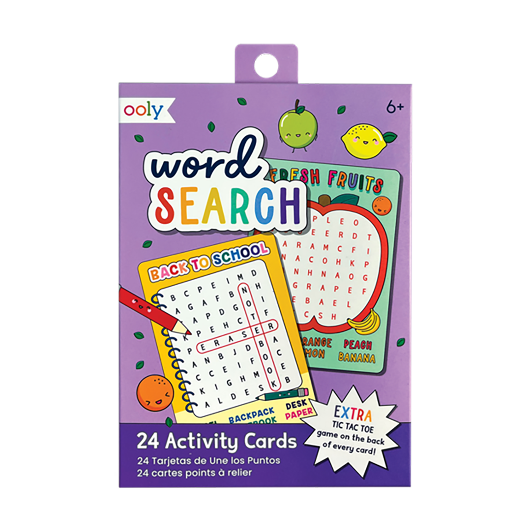 Word Search Activity Cards