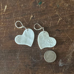 Sea Scallop Heart Earrings