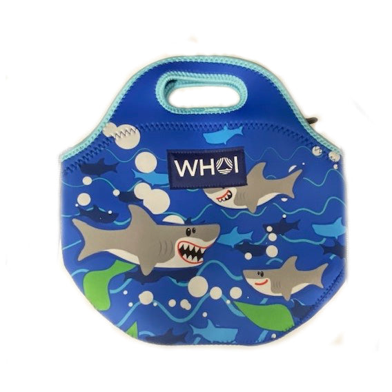 Shark Lunch Bag with WHOI Logo