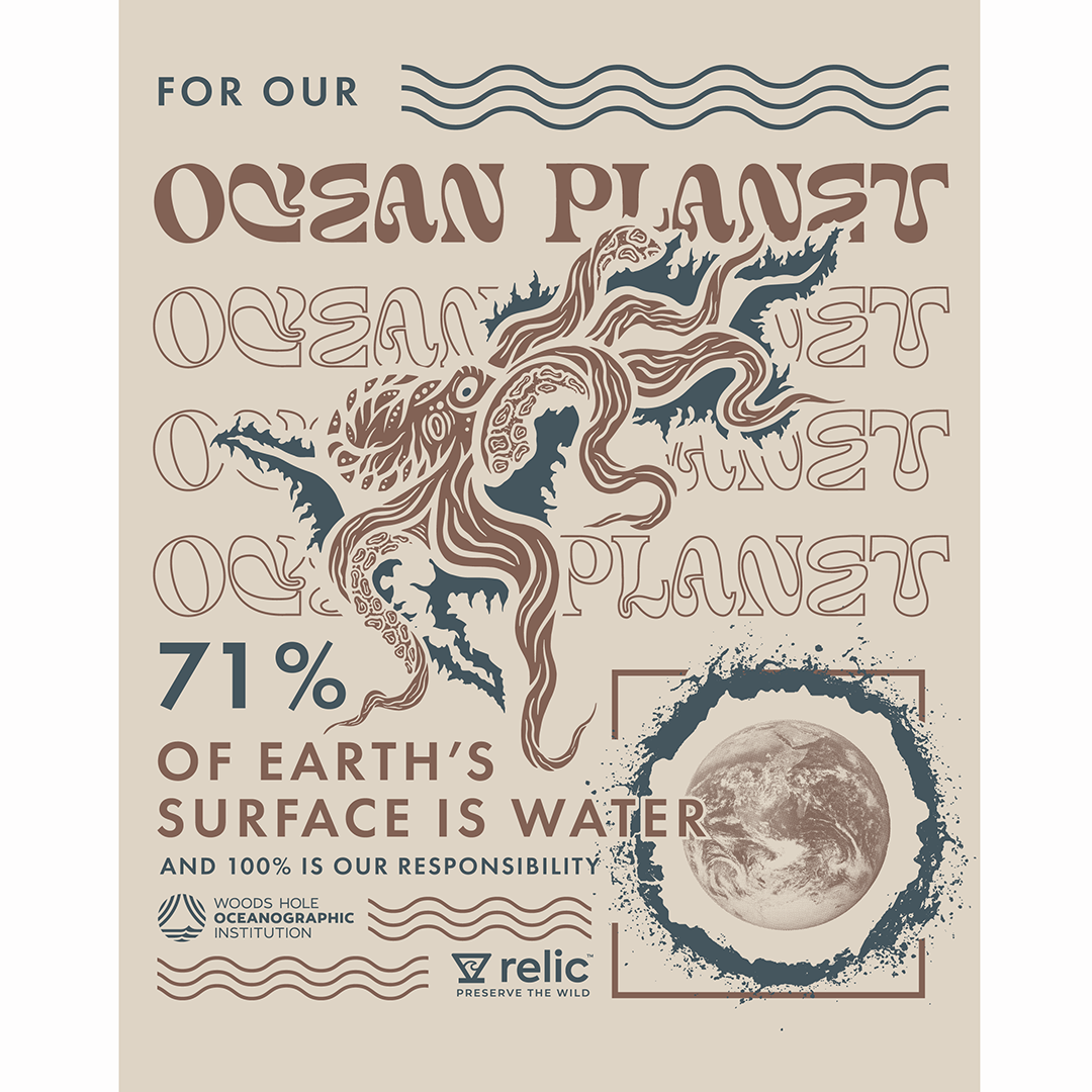 relic X WHOI Ocean Planet T-Shirt
