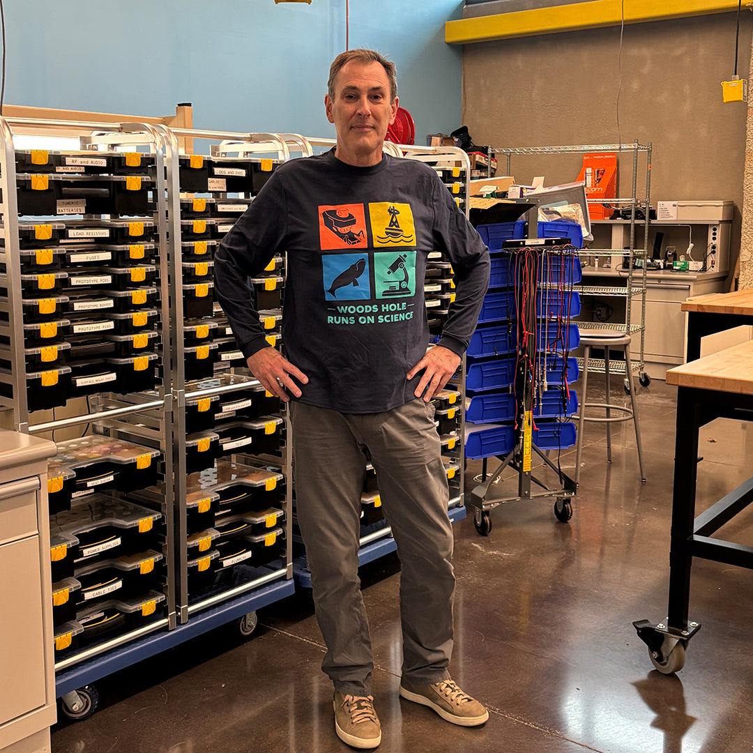 Woods Hole Runs on Science-Long Sleeve T-Shirt