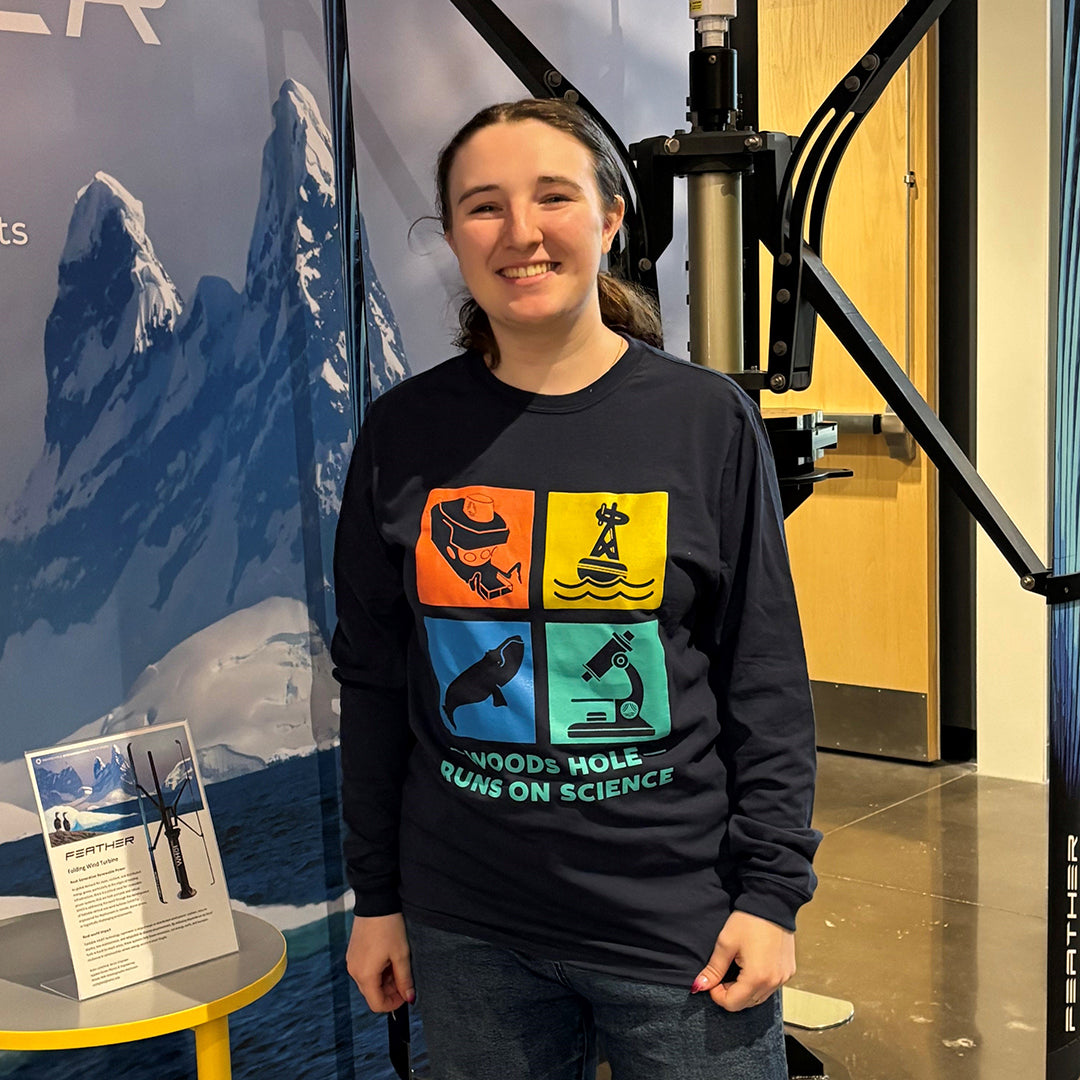 Woods Hole Runs on Science-Long Sleeve T-Shirt