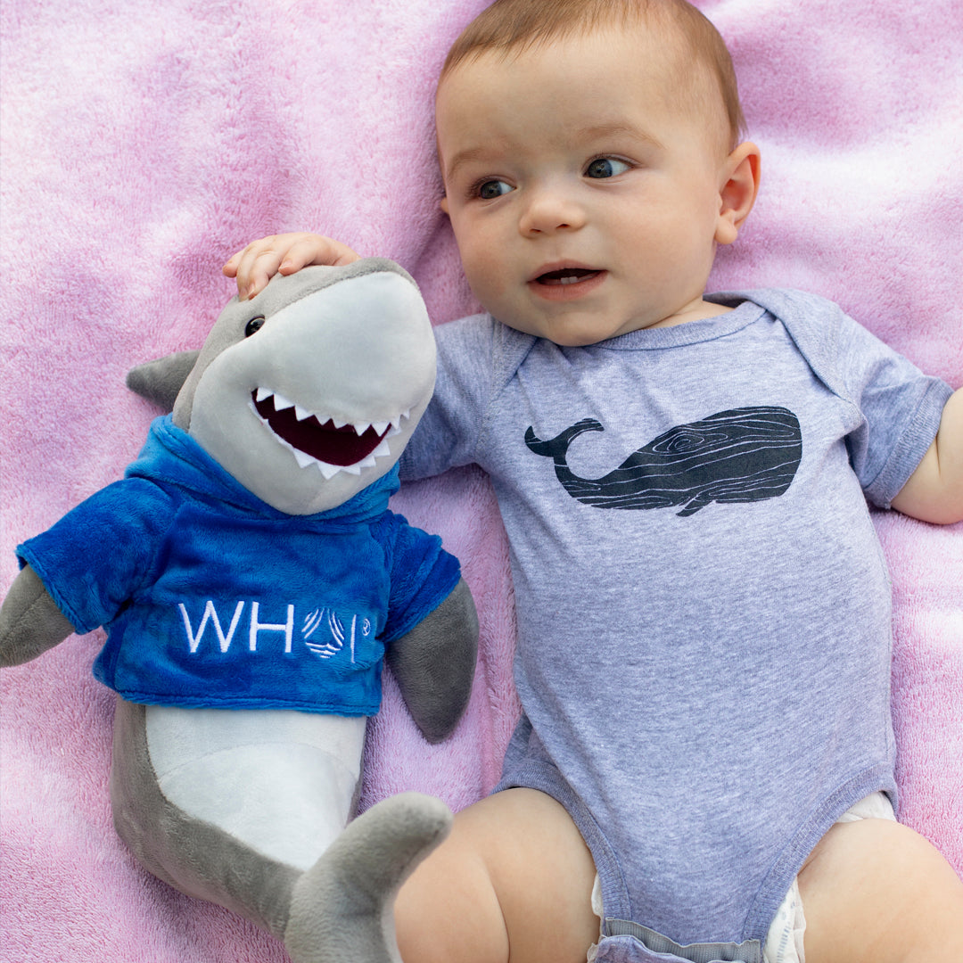 Stuffed Shark with WHOI Logo Hoodie