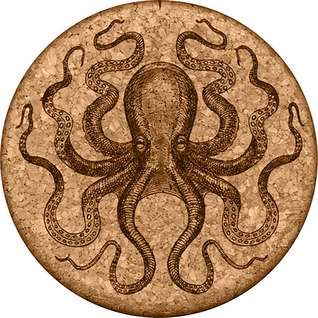 Graphic Cork Coasters