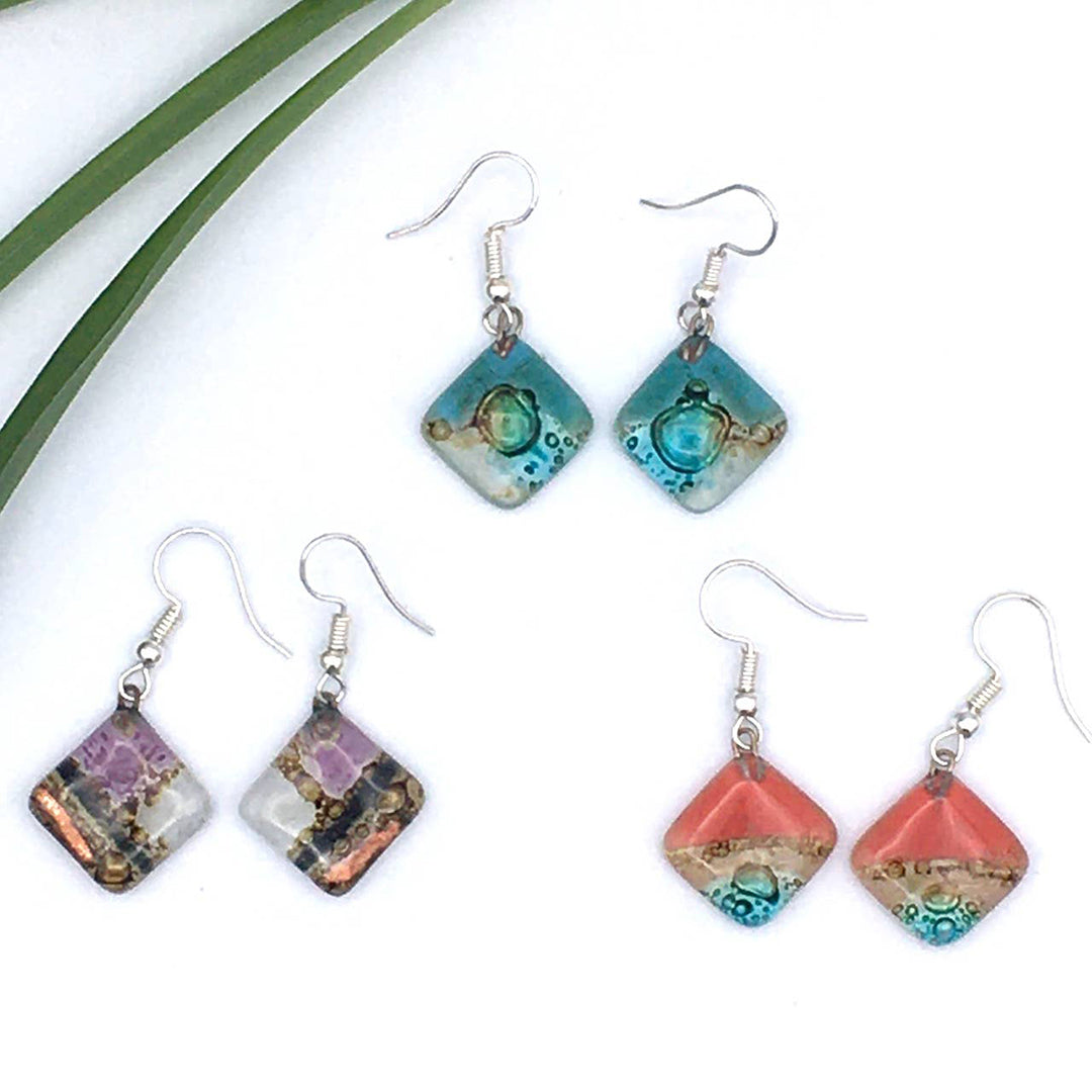 Small Glass Earrings