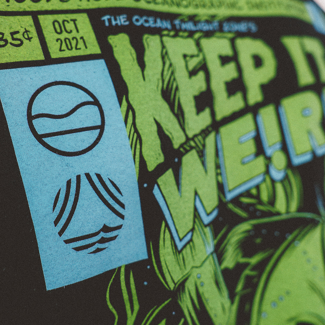 TIDES X WHOI Angler Fish Keep it Weird Long Sleeve Shirt