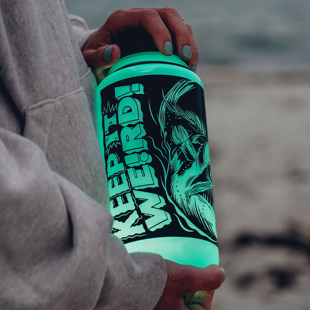 Anglerfish WHOI X Cape Clasp: Keep it Weird Water Bottle