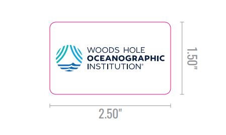 WHOI Logo Sticker-white back