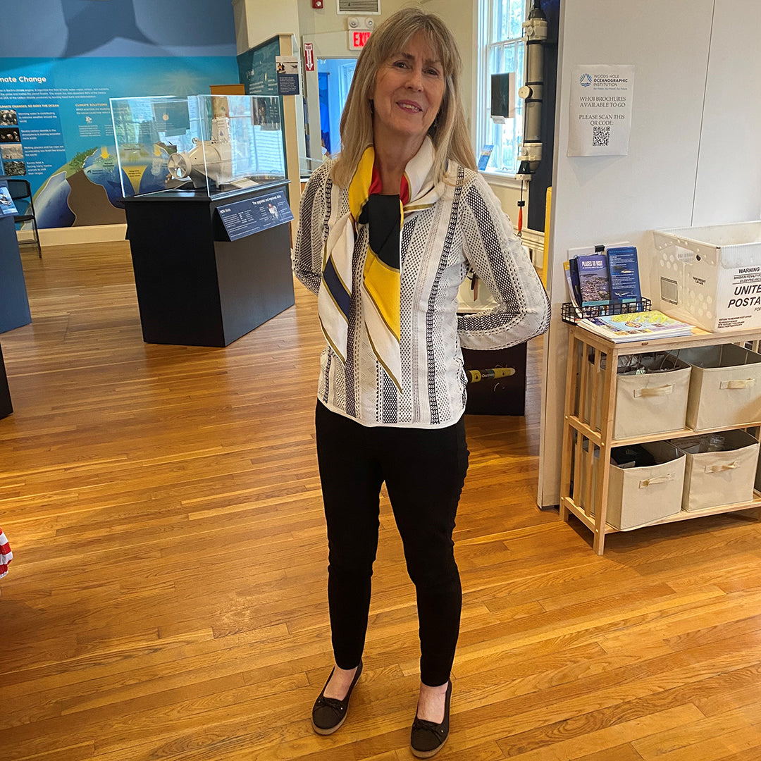 WHOI Signal Flag Scarf